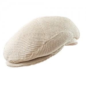 Flat cap, sisal straw