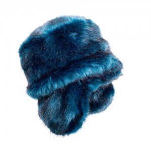 Faux fur cap with ears