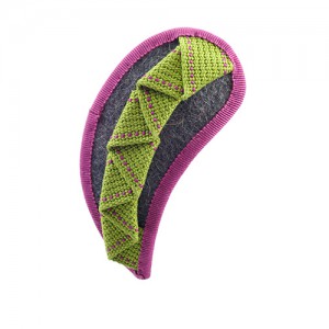 Hair clip magenta/green