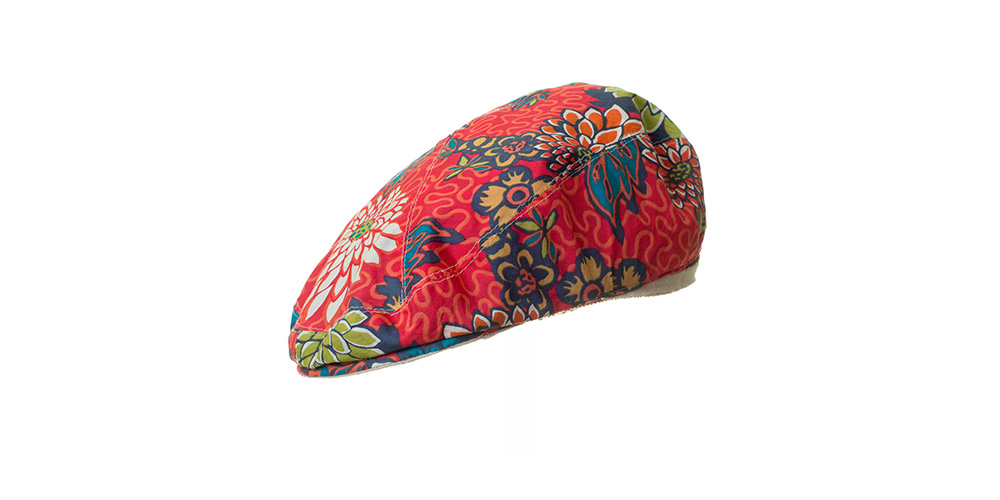 Flatcap floral, cotton