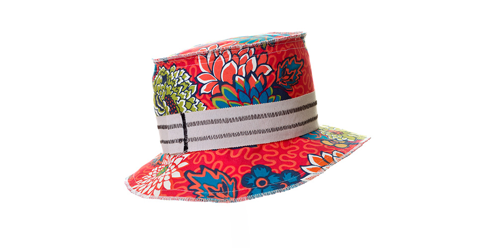 Top hat floral, cotton