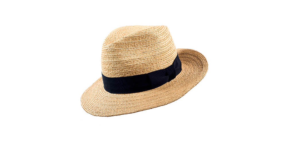 Men's hat made of florentine straw