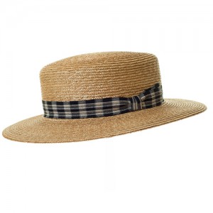 Circular saw hat, wheat straw