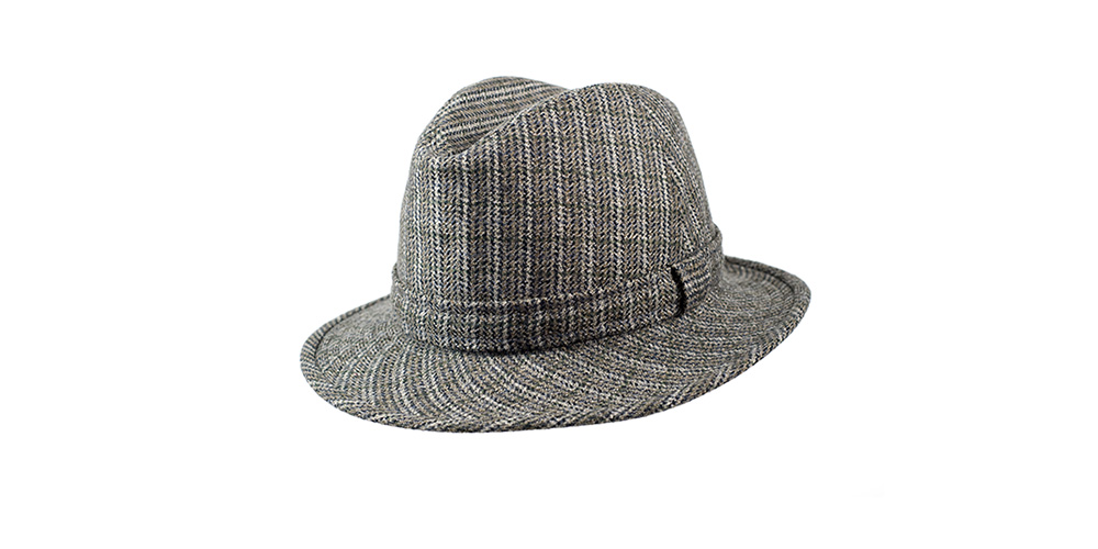 Bogart form, quilted green/black/beige