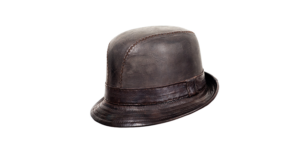 Males-leather cap