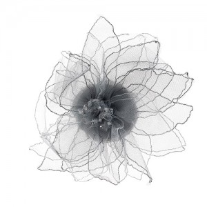 Tulle clip, light grey