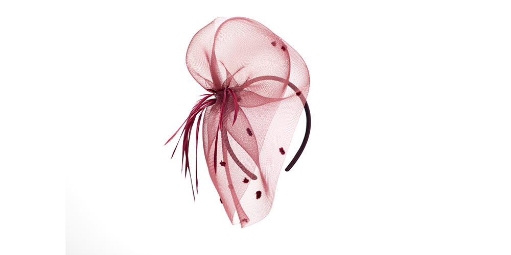 Crinol headband, bordeaux