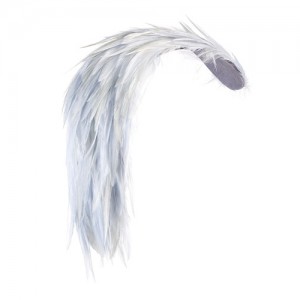 Feather clip grey/silver