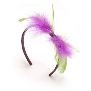 Silk, rooster and marabou feathers