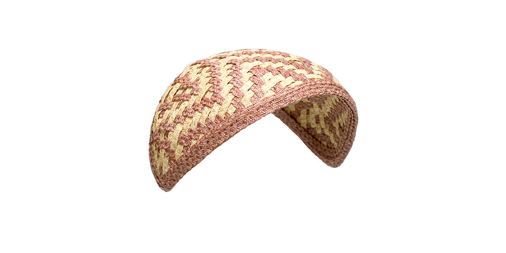 Cap out of Viscose braids