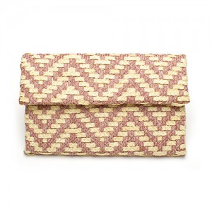 Clutch made from Viscose braids