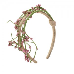Headband flower tendril