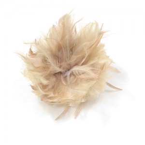 Feather tuff nude/beige