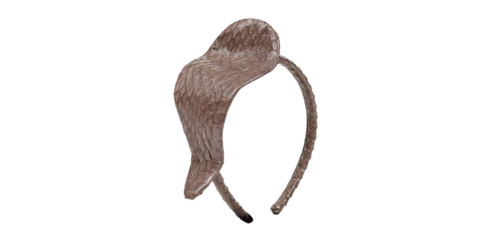 Light brown snake headband
