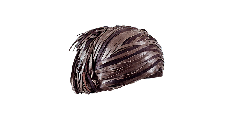 Leather turban